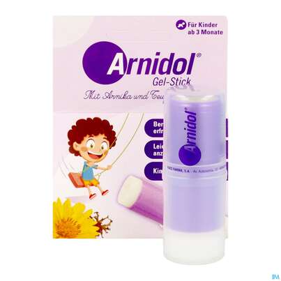Sie sehen eine Packung Arnidol Gel Stick 15g, Produktbild: 08 Arnidol Gel Stick 15g, A-Nr.: 4593623 - 08