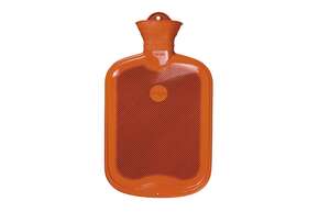 Wärmflasche einseitig mit Lamelle orange, A-Nr.: 5397545 - 01