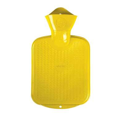 Sie sehen eine Packung Kinder Wärmeflasche ohne Bezug gelb, Produktbild: 01 Kinder Wärmeflasche ohne Bezug gelb, A-Nr.: 5399751 - 01