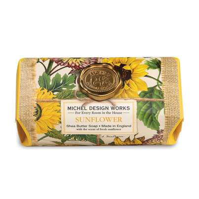 Sie sehen eine Packung Michel Design Works Badeseife Sunflower, Produktbild: 01 Michel Design Works Badeseife Sunflower, A-Nr.: 5863680 - 01