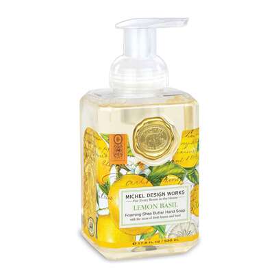 Sie sehen eine Packung Michel Design Works Seifenschaum Lemon Basil, Produktbild: 01 Michel Design Works Seifenschaum Lemon Basil, A-Nr.: 5863214 - 01