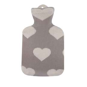 Kinder Wärmeflasche Strick Öko-Tex Herz f. Kleine, A-Nr.: 5399604 - 01
