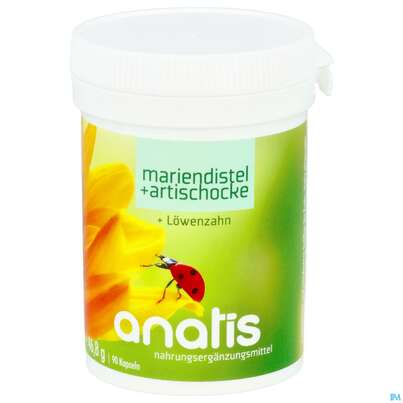 Mariendistel Kapseln +artischocke Anatis 90st, A-Nr.: 5071625 - 02