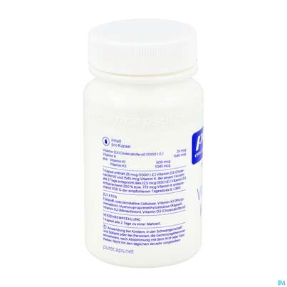 Pure Encapsulations Kapseln Vitamin K+d Skd3a 30st, A-Nr.: 5907762 - 05