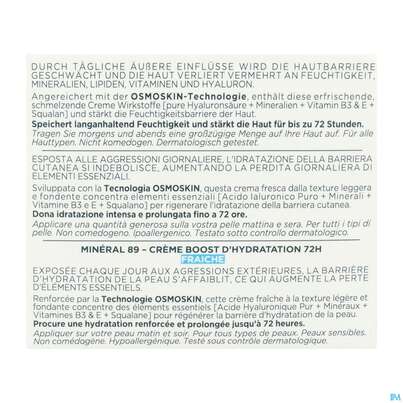 Sie sehen eine Packung Vichy Mineral 89 Creme Mit Duftstoffe 50ml, Produktbild: 06 Vichy Mineral 89 Creme Mit Duftstoffe 50ml, A-Nr.: 5670811 - 06