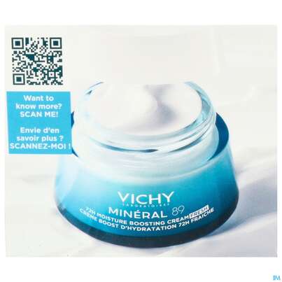 Sie sehen eine Packung Vichy Mineral 89 Creme Mit Duftstoffe 50ml, Produktbild: 07 Vichy Mineral 89 Creme Mit Duftstoffe 50ml, A-Nr.: 5670811 - 07