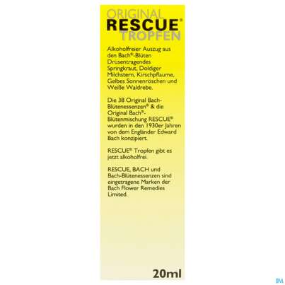 Bachblueten -apopharm 39 Rescue Tropfen 20ml, A-Nr.: 4089149 - 05