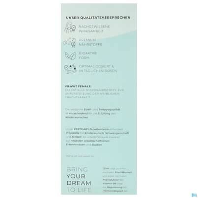 Vilavit Sachet Female Bei Kinderwunsch Foerd- Erung Eizellqualitaet 1pk, A-Nr.: 5916519 - 06