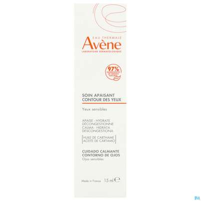 Sie sehen eine Packung Avene Basislinie Beruhigende Augencreme 15ml, Produktbild: 04 Avene Basislinie Beruhigende Augencreme 15ml, A-Nr.: 5961394 - 04