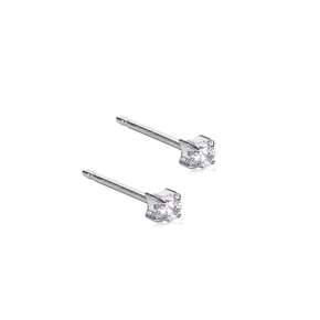 Blomdahl Ohrstecker Tiffany Titan White 3mm, A-Nr.: 6020328 - 01