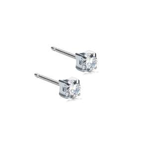 Blomdahl Ohrstecker Tiffany Titan White 4mm, A-Nr.: 6020334 - 01