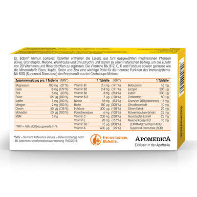 Dr. Böhm Immun complex, A-Nr.: 3847607 - 06