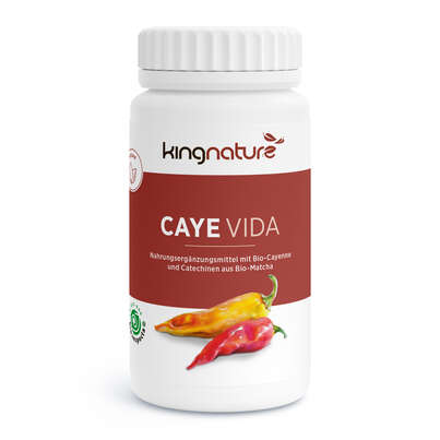 Sie sehen eine Packung KINGNATURE Caye Vida (Bio) Kaps 72 Stk, Produktbild: 01 KINGNATURE Caye Vida (Bio) Kaps 72 Stk, A-Nr.: 4596389 - 01