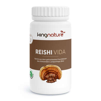 KINGNATURE REISHI VIDA Kaps 300 mg Bio Spo 120 Stk, A-Nr.: 5296330 - 01