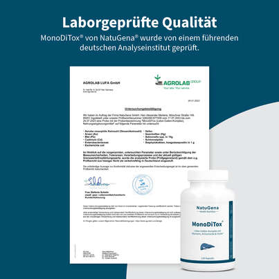 NatuGena MonoDiTox Kapseln, A-Nr.: 5178300 - 08