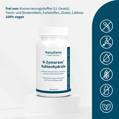 NatuGena N-Zymarase® Kohlenhydrate Kapseln, A-Nr.: 5901162 - 03