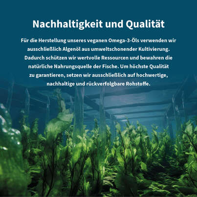 Sie sehen eine Packung NatuGena Omega-3 Veganes Öl, Produktbild: 02 NatuGena Omega-3 Veganes Öl, A-Nr.: 5847379 - 02