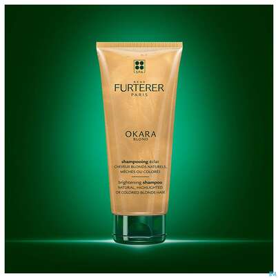 Sie sehen eine Packung Furterer Okara Blond Leuchtkraft-balsam 150ml, Produktbild: 10 Furterer Okara Blond Leuchtkraft-balsam 150ml, A-Nr.: 5439752 - 10