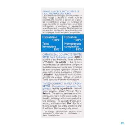 Uriage Hydro-aktiv Getoente Kompaktcreme Spf30 10g, A-Nr.: 5618360 - 07