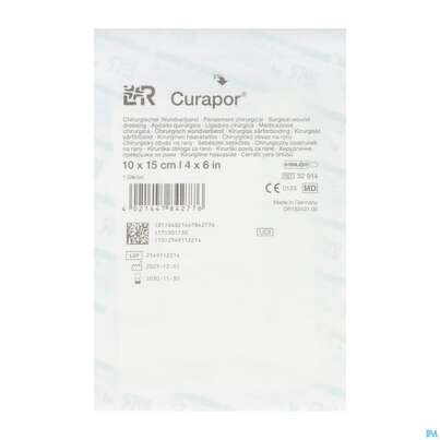 Wundverband Curapor Steril Chirurgisch 10x 15cm 1st, A-Nr.: 4534187 - 03