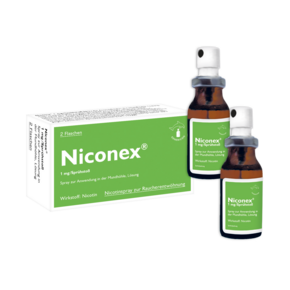 Niconex® Spray lindert Rauchverlangen und Entzugserscheinungen, A-Nr.: 6060807 - 01