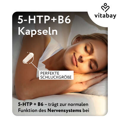 Vitabay 5-HTP - 100 mg aus Griffonia mit Vitamin B6, A-Nr.: 6048999 - 05
