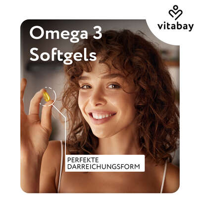 Vitabay Omega 3 vegan Hochdosiert - 1.100mg - Algenöl Kapseln, A-Nr.: 6049220 - 05
