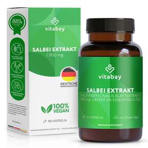 Vitabay Salbei Extrakt mit 2,5 % Rosmarinsäure, A-Nr.: 6048829 - 01