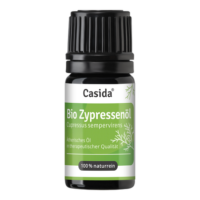 Sie sehen eine Packung Zypressenöl Bio, Produktbild: 01 Zypressenöl Bio, A-Nr.: 6006630 - 01
