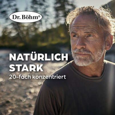 Sie sehen eine Packung Dr. Böhm Kürbis nur 1 Tablette täglich, Produktbild: 02 Dr. Böhm Kürbis nur 1 Tablette täglich, A-Nr.: 2552459 - 02
