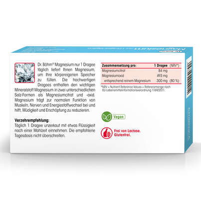 Dr. Böhm Magnesium nur 1 Dragee täglich, A-Nr.: 1854738 - 06