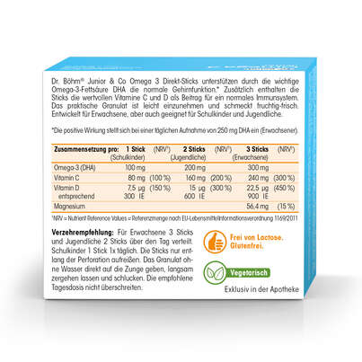 Dr. Böhm Junior Omega 3 Sticks, A-Nr.: 4143357 - 06