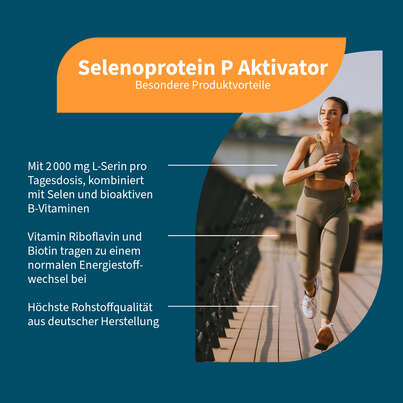 Sie sehen eine Packung NatuGena Selenoprotein P Aktivator Kapseln, Produktbild: 02 NatuGena Selenoprotein P Aktivator Kapseln, A-Nr.: 5926831 - 02
