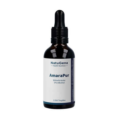 Sie sehen eine Packung NatuGena AmaraPur Tropfen, Produktbild: 01 NatuGena AmaraPur Tropfen, A-Nr.: 5178174 - 01