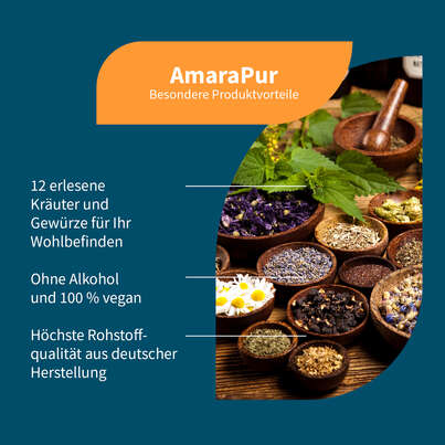 Sie sehen eine Packung NatuGena AmaraPur Tropfen, Produktbild: 02 NatuGena AmaraPur Tropfen, A-Nr.: 5178174 - 02