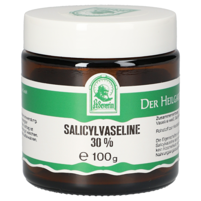 Sie sehen eine Packung SALICYLVASELINE 30% 100 G, Produktbild: 01 SALICYLVASELINE 30% 100 G, A-Nr.: 5671319 - 01