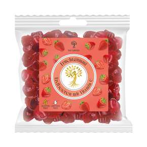 NATURFEH Fruchtgummi Erdbeeren, A-Nr.: 6105013 - 01