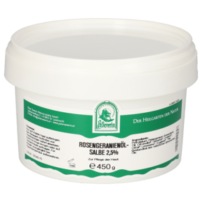 ROSENGERANIENÖLSALBE 2,5% 450 G, A-Nr.: 5901676 - 01