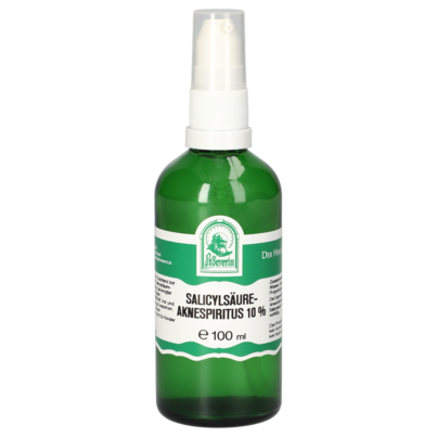 Sie sehen eine Packung SALICYLS-AKNESPIRITUS 10% 100 ML, Produktbild: 01 SALICYLS-AKNESPIRITUS 10% 100 ML, A-Nr.: 5724895 - 01