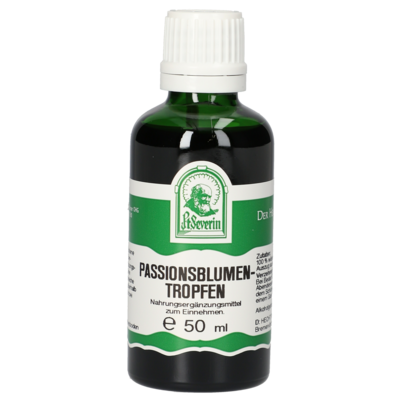 Sie sehen eine Packung PASSIONSBLUMEN TROPFEN 50 ML, Produktbild: 01 PASSIONSBLUMEN TROPFEN 50 ML, A-Nr.: 4312328 - 01