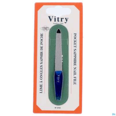 Sie sehen eine Packung Vitry Nagelfeile Saphir 9,5cm 1pc, Produktbild: 03 Vitry Nagelfeile Saphir 9,5cm 1pc, A-Nr.: 4633417 - 03
