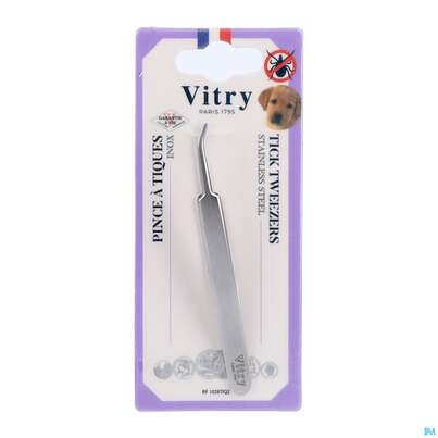 Sie sehen eine Packung Vitry Zeckenzange Inox 1pc, Produktbild: 03 Vitry Zeckenzange Inox 1pc, A-Nr.: 4633564 - 03