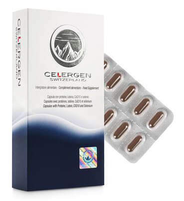 Sie sehen eine Packung Celergen Kapseln, Produktbild: 02 Celergen Kapseln, A-Nr.: 5990869 - 02