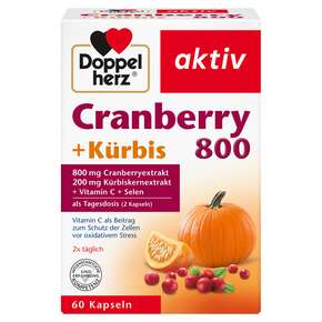 Doppelherz Cranberry + Kürbis + Vitamin C + Selen, A-Nr.: 3821246 - 01