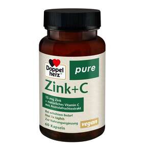 Doppelherz pure Zink + C ohne Gelatine, A-Nr.: 5677115 - 01