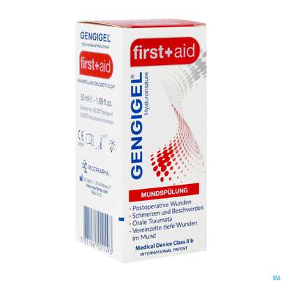 Sie sehen eine Packung Gengigel/first Aid Mund +zahnfleischpflege Oral Fluid 50ml, Produktbild: 03 Gengigel/first Aid Mund +zahnfleischpflege Oral Fluid 50ml, A-Nr.: 3377165 - 03