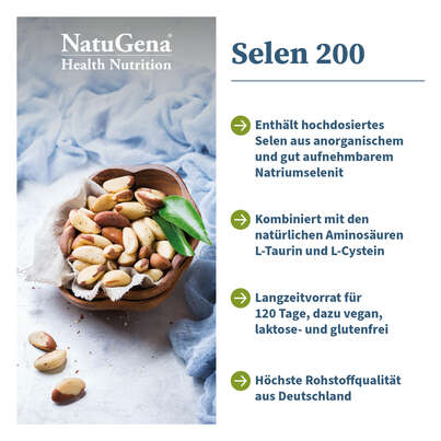 NatuGena Selen 200 Kapseln, A-Nr.: 5926771 - 02