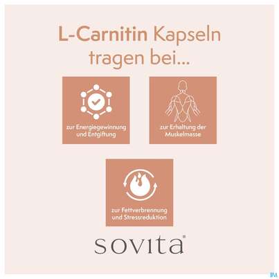 L-carnitin Kapseln Sovita 90st, A-Nr.: 3862972 - 05