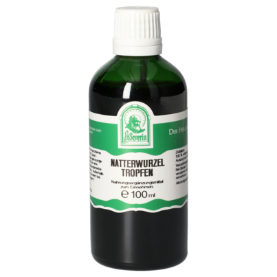 Sie sehen eine Packung NATTERWURZEL TROPFEN 100 ML, Produktbild: 01 NATTERWURZEL TROPFEN 100 ML, A-Nr.: 5832219 - 01