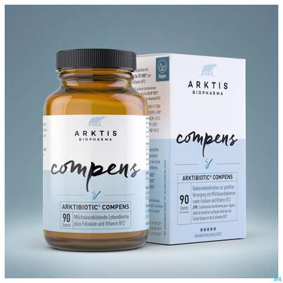 Sie sehen eine Packung Arktis Arktibiotic Pulver Compens 90g, Produktbild: 13 Arktis Arktibiotic Pulver Compens 90g, A-Nr.: 4750347 - 13